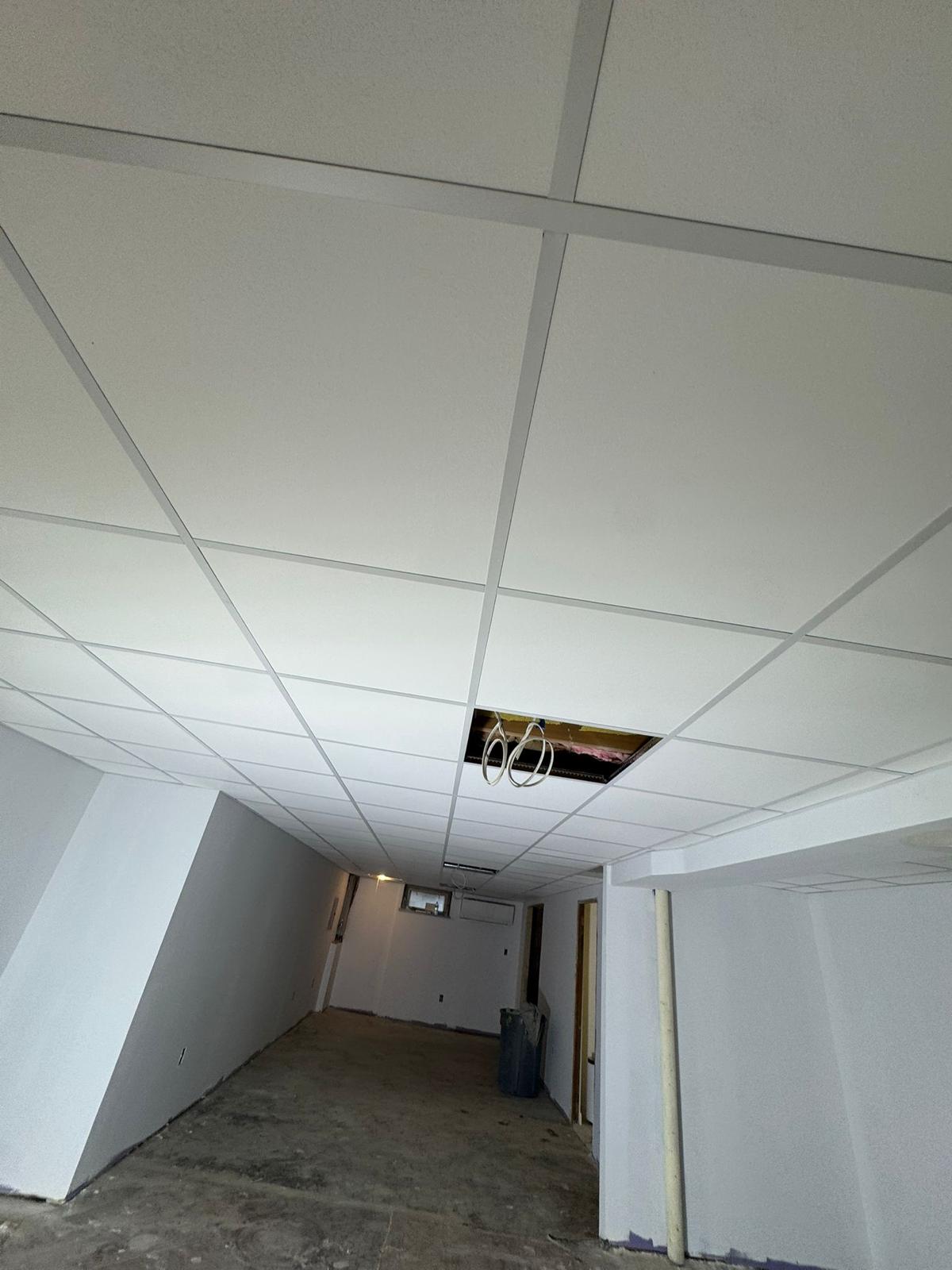 Drop Ceiling Installation in MA | US Ceiling Systems | Drop Ceiling Installers | Drop Ceiling Contractors | Ceiling Tile Installers | Suspended Ceiling Contractor | Acoustical Ceiling Contractor