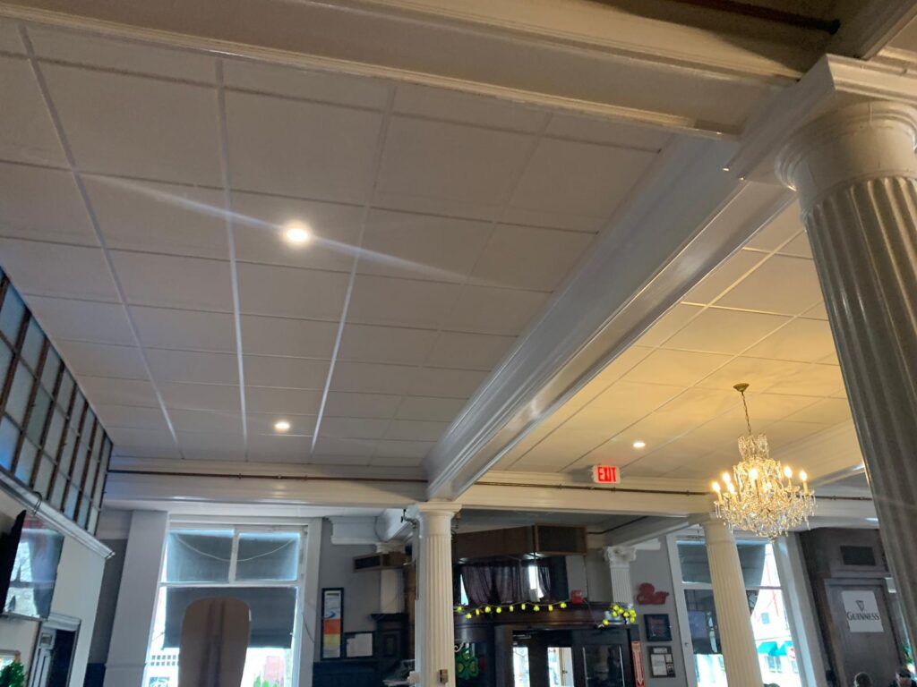 Acoustic Ceiling Installation